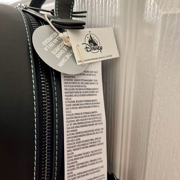 Disney Parks Loungefly Haunted Mansion Backpack Hatbox Ghost Glow In The Dark - Picture 10 of 16